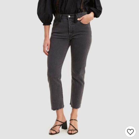 Levi's Women's 501 Super-High Rise Cropped Jeans 29 - Picture 1 of 6